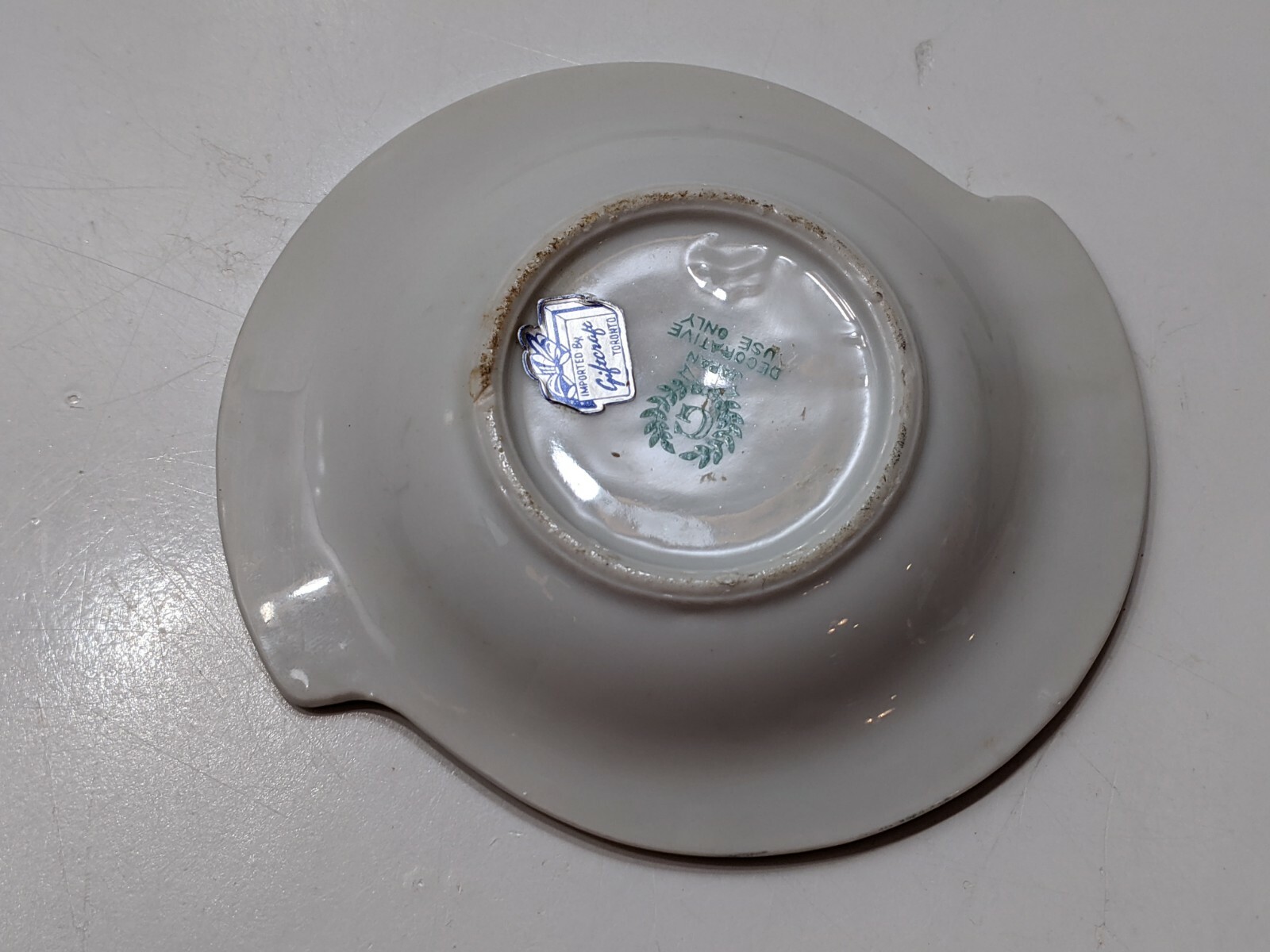 Vtg Ashtray Toronto Canada City Skyline Hall Tower Made in Japan