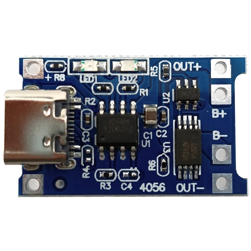 5 x Type USB C TP4056 Lithium Battery Voltage Charging Protector Board Module 5V - Image 4 of 4