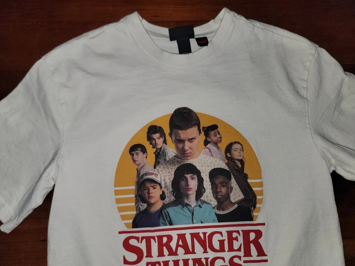 Stranger Things T Shirt Mens S H&M Netflix TV Show Series A