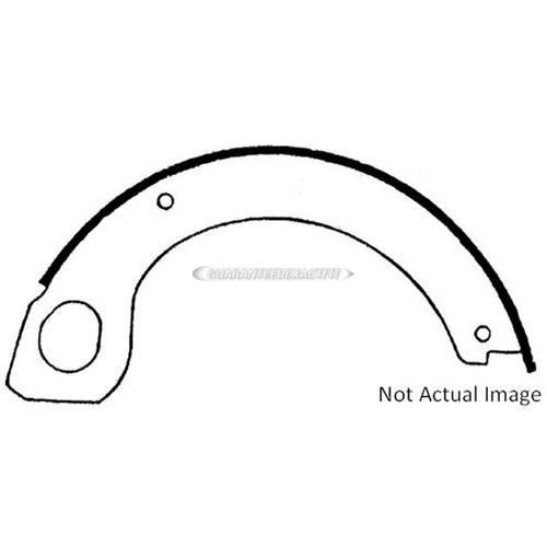 For Chevrolet P60 Isuzu HTR HVR GMC Topkick Centric Parking Brake Shoe