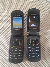 2- Verizon Samsung Flip Phone Vintage SCH-U365  350 1 Has Damaged Screen 