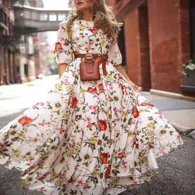 beaded long sleeve wedding dress Deep V Neck A Line Wedding Dress with Sheer Beaded Long Sleeves and Lace Appliqués main image 1