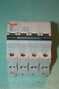 Circuit Breaker 4p C60n C50 24233 Merlin Gerin Ebay