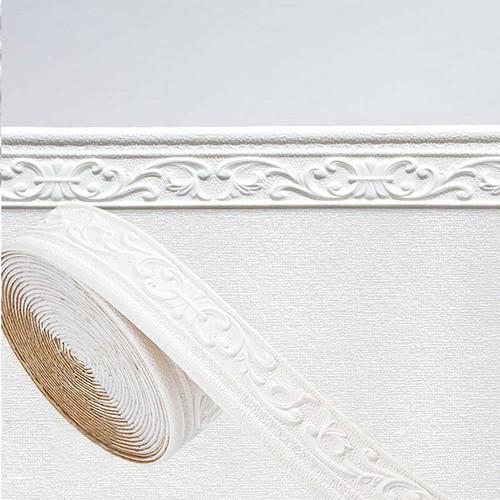Guest Ruyunlai Peel And Stick Wallpaper Borders Self-Adhesive For Bathroom Wall Border Sticker Home Ceiling Decorative Border For Living Room Kitchen