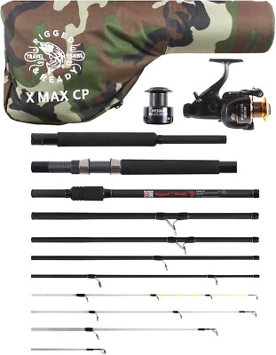 X MAX C-P (CARP-Predator) Fishing Rod, Reel + Case Combination, Multi-Function