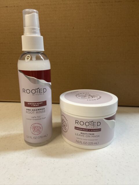 Rooted Rituals Multi-Task Leave-On Mask And Pre-shampoo Root Rinse New Rooted Rituals Multi-Task Leave-On Mask And Pre-shampoo Root Rinse New