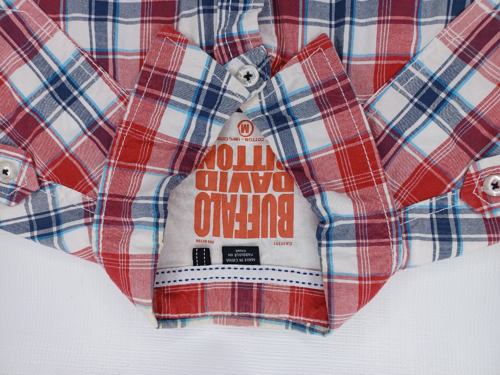 Buffalo David Bitton Plaid Shirt Men's Size Medium