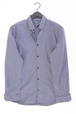   Tom Tailor Karohemd Regular Hemd für Herren Gr. 54, XL kariert Langarm blau  