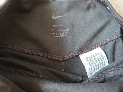 SCHWARZE NIKE DRI FIT DAMENLEGGINGS MIT HOHER TAILLE – GRÖSSE SMALL - Bild 3 von 4