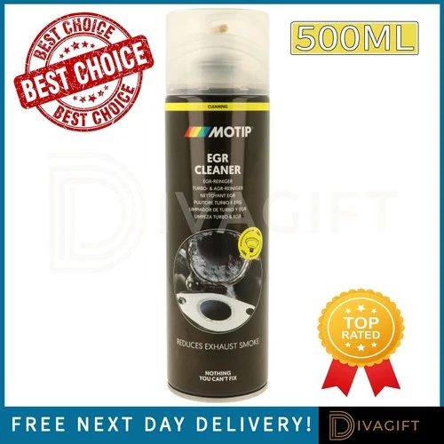 MOTIP EGR CLEANER SPRAY 500ML REDUCES EXHAUST SMOKE CLEARS INTAKE SYSTEM NEW - Picture 1 of 3