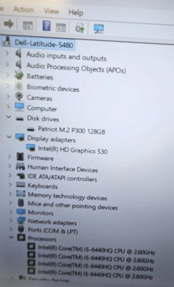 Dell Latitude 5480 · i5-6440HQ · 8GB · 128GB, photo 3 of 5