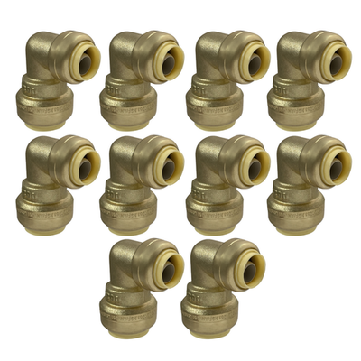 #ad 10 Pack XFITTING 3 4quot; X 1 2quot; Push Fit Elbow Reduced Reducing Elbow $43.99