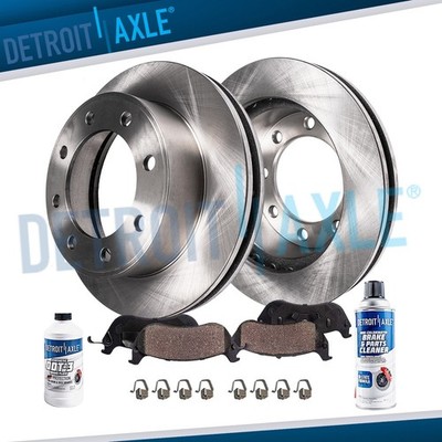 Rear Disc Brake Rotors Brake Pads for 2005 - 2007 Ford F-250 F-350 Super Duty