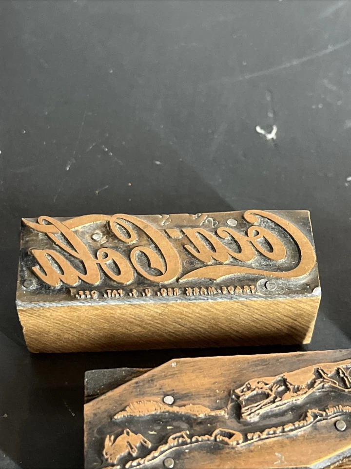 Antiguo Lote de 17 Bloques de Prensa de Impresión Foto 2 de 4