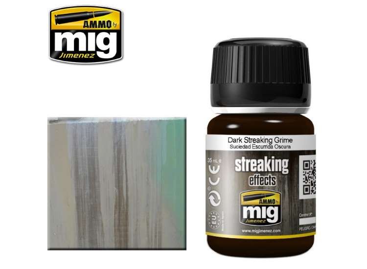 Ammo Mig 1206 35ml Dark Streaking Grime - Enamel
