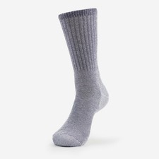 Thorlo Men's Ultra-Light Cushion Crew Hiking Socks Medium Grey - ULHX-295, Quarr
