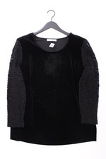 ✅ Couture Line Samtshirt für Damen Gr. 48, XXL Langarm schwarz aus Polyester ✅