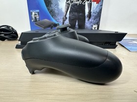 Sony PlayStation 4 Slim 500GB Black Console w/ Uncharted 4 Box - Tested & Works