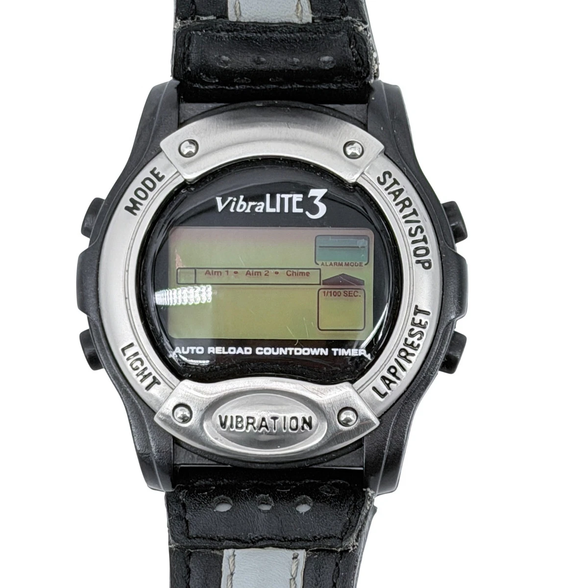 vibralite mini 12 alarm vibrating watch black vibralite watch products for sale
