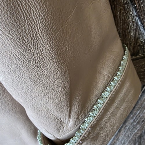 Giacca Terry Lewis classica lusso donna taglia small blush aperto davanti blazer - Foto 4 di 11