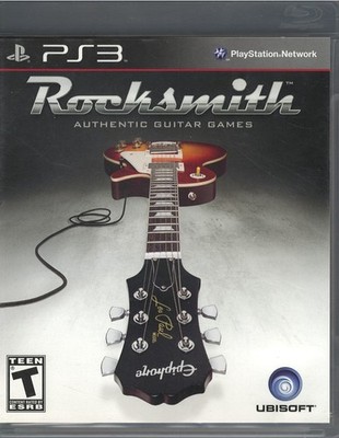 PS3 ROCKSMITH AUTHENTIC GUITAR GAME