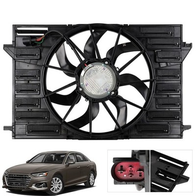 Fit 2017-2021 Audi A4 A6 allroad Quattro A7 Sportback 2.0L Radiator Cooling Fan