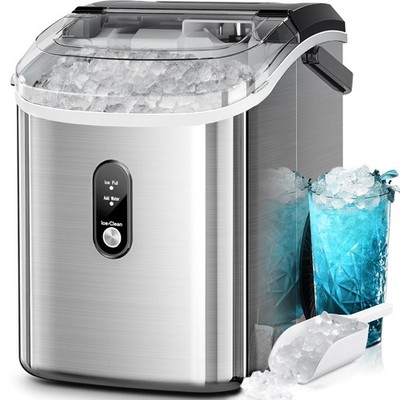 Nugget Ice Makers Countertop,35Lbs/24H,Portable Sonic Ice Machine with Self-C...