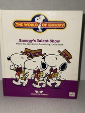 Worlds Of Wonder Snoopy's Talent Show 1986 Book