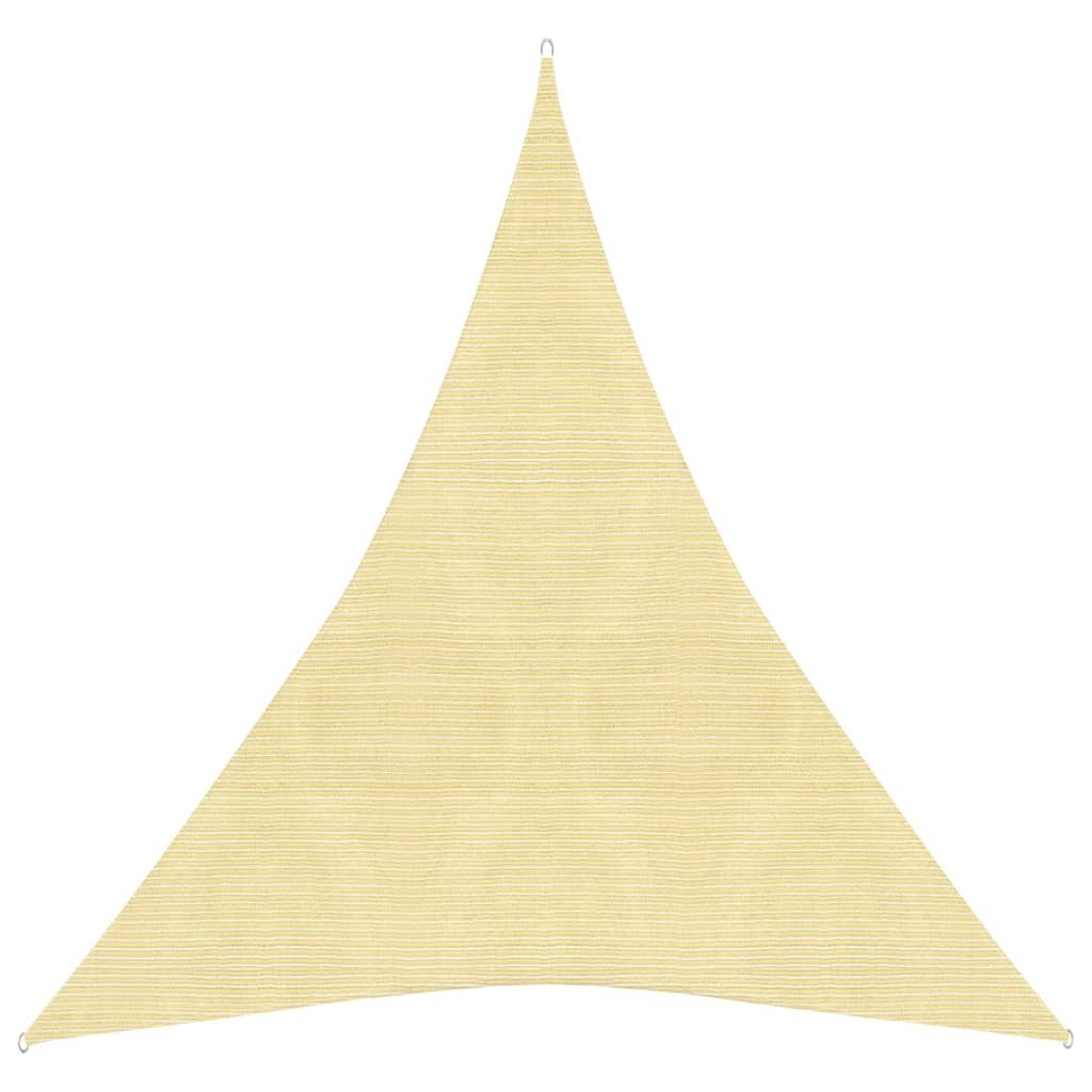 Toile d'ombrage beige Helloshop26 pour ombrager la terrasse en été