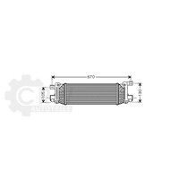 AVA Quality Cooling LadeluftküHler LuftgeküHlt Aluminium FüR Ford Fiesta V