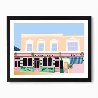 Nags Head Kunstdruck gerahmt Wandbild Poster Leinwanddruck Bild