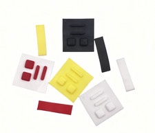 Screw Hole Rubber Pad Dust Cover Plug for NDSL NDS Lite Game Console Replacement