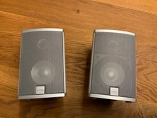 CANTON CD 10 II 1 Paar LAUTSPRECHER SILBER-alu-Satelliten-Lautsprecher