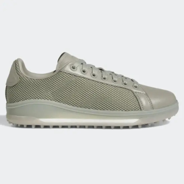НОВЫЕ мужские кроссовки для гольфа Adidas Go-To Spikeless 1 Silver Pebble / Olive Sz 11,5 М
