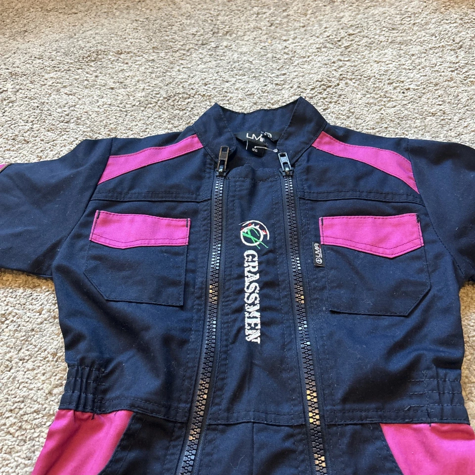 Salopette tuta caldaia Grassmen età 4 bambini ragazzi ragazze contadino - Immagine 2 di 4