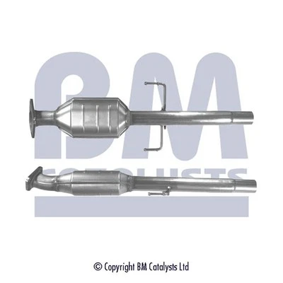 Catalytic Converter Type Approved + Fitting Kit fits MAZDA 6 GG, GY 2.0D Rear BM - Image 2 of 4