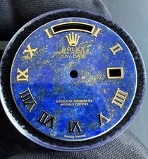 Rolex DayDate 36 Custom Lapis Lazuli Roman Di...