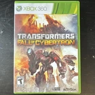 Transformers: Fall of Cybertron Xbox 360 Game Complete Excellent Condition