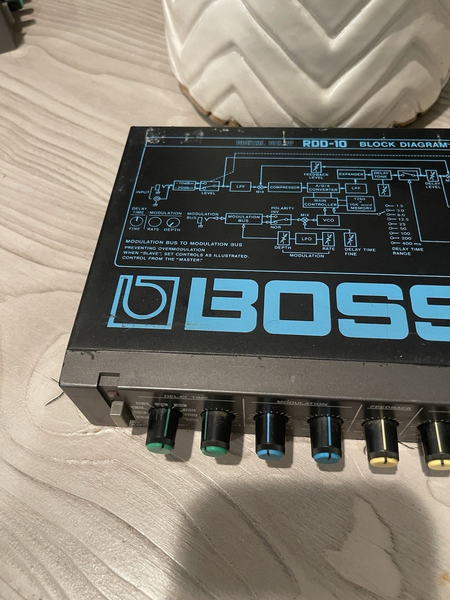 BOSS ROD-10 ラックエフェクター 歪み アナログ BOSS ROD-10 Over Drive Distortion Micro Rack Guitar Effects