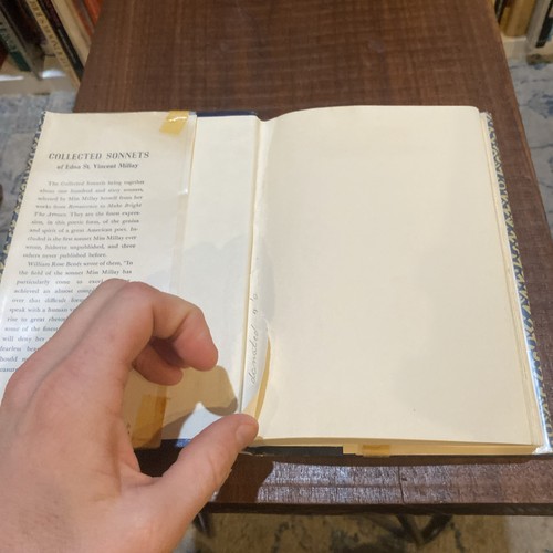 Collected Sonnets Of Edna St. Vincent Millay Vintage Hardcover Poetry Book w DJ - Picture 8 of 13