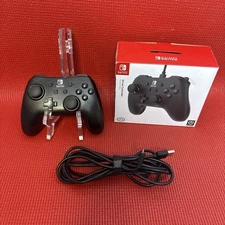 PowerA - Nintendo Switch Wired Controller - Black - Great Condition With Wire