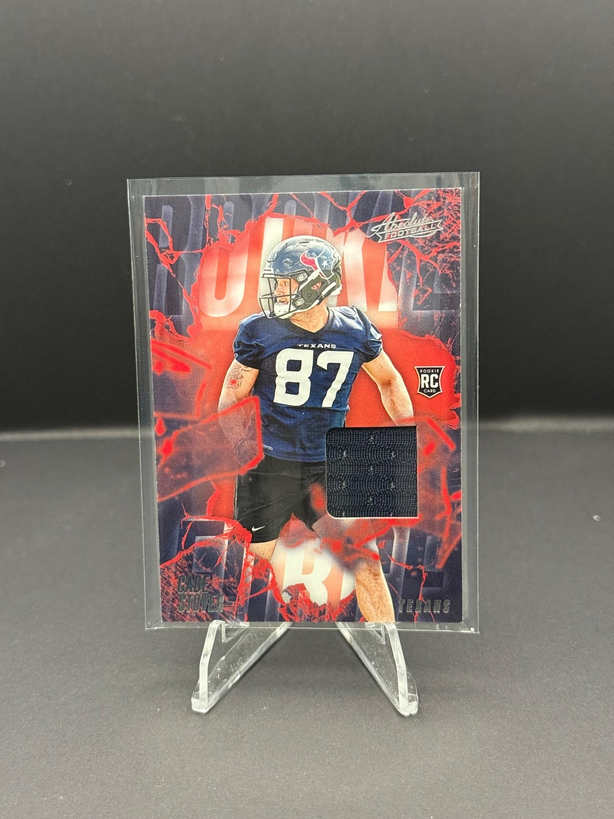 Cade Stover Panini Absolute Rookie Force Relics #RFCSR Base