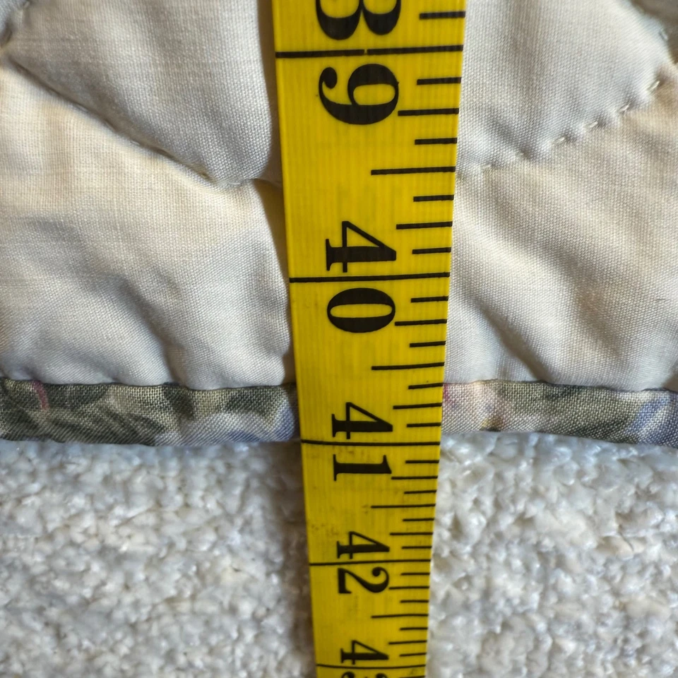 VTG Amish Handmade Star Quilt Patchwork Throw Square Wall Hanging Decor 41 Inch - Image 3 of 3