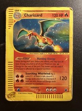Pokemon Card- Charizard-Expedition-Holo-6/165-Rare-ENG-Poor