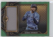 2022 Topps Triple Threads Single Jumbo Relics Emerald /27 George Springer 4g8