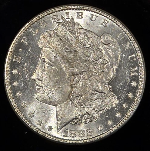 1882 Morgan Silver Dollar, Nice Uncirculated