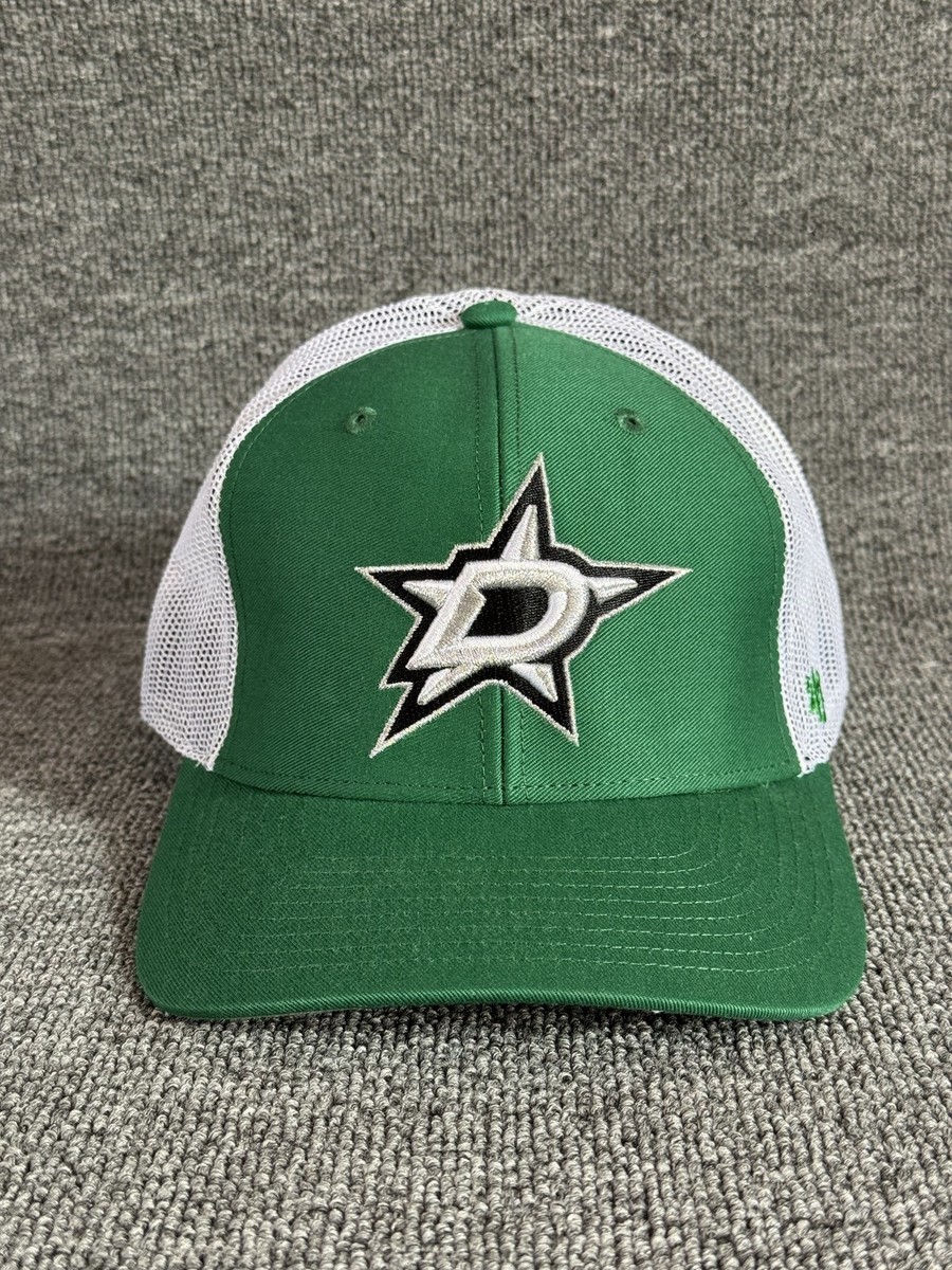 '47 Brand Dallas Stars Trucker Snapback Green White Hat Mesh Back