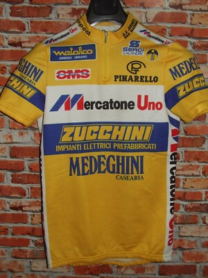 Maillot Cyclisme Mercatone Uno Giessegi – Taille M, état Correct