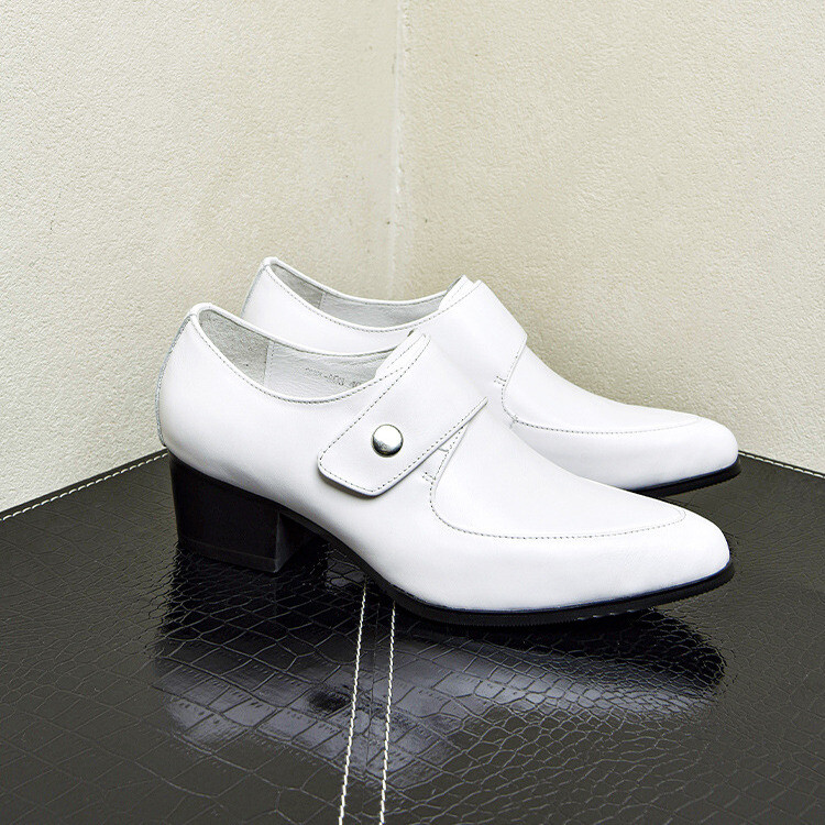 Korean Pointed Toe 5cm Heels Party Formal Dress Real Leather Korean Pointed Toe 5cm Heels Party Formal Dress Real Leather