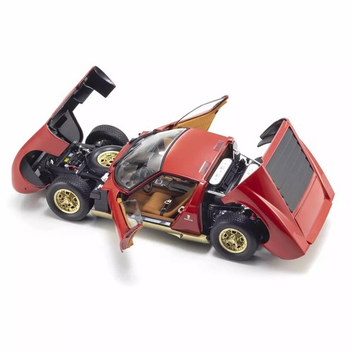 Kyosho Lamborghini Miura 1971 Rouge-Or 1/18 KS08314R 0625 1 - Picture 6 of 12